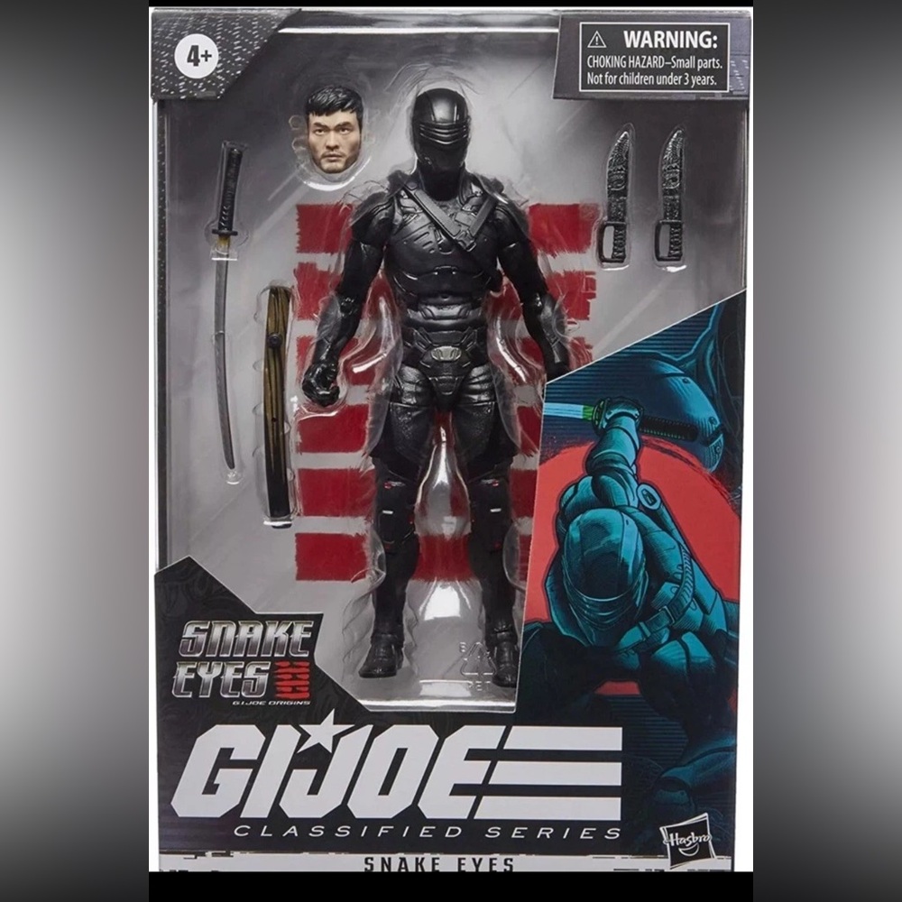 G.I. Joe Classified Series Snake Eyes  6'' Action Figure Hasbro GI Joe